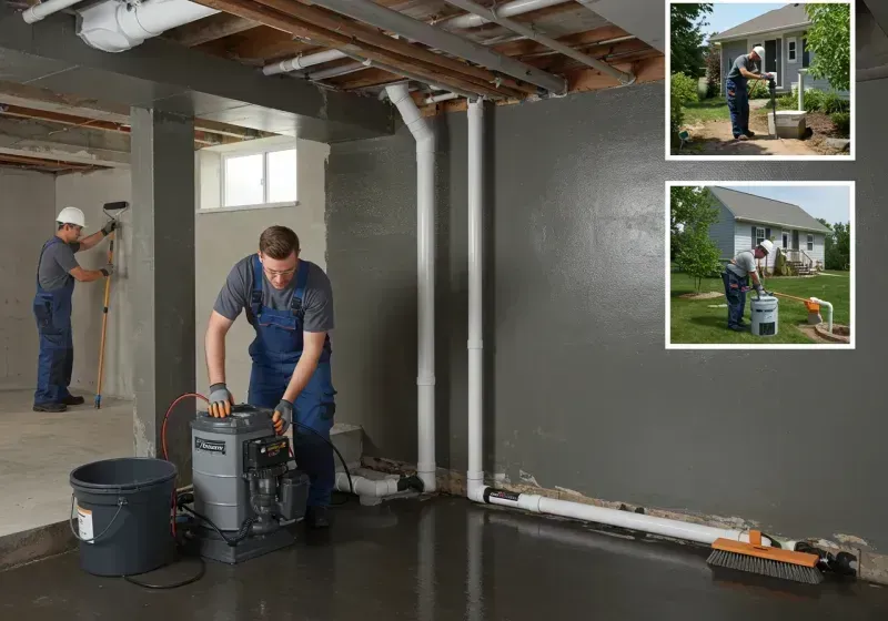 Basement Waterproofing and Flood Prevention process in Banner Hill, TN